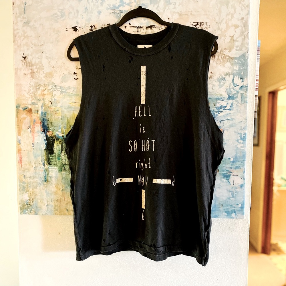 UNIF Hell Is So Hot Right Now Muscle Tee